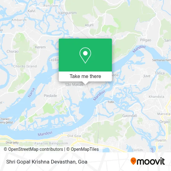 Shri Gopal Krishna Devasthan map