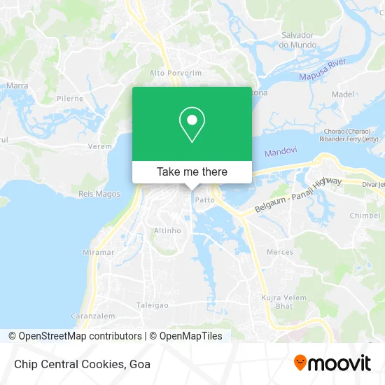 Chip Central Cookies map