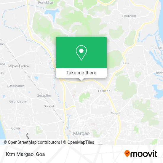 Ktm Margao map
