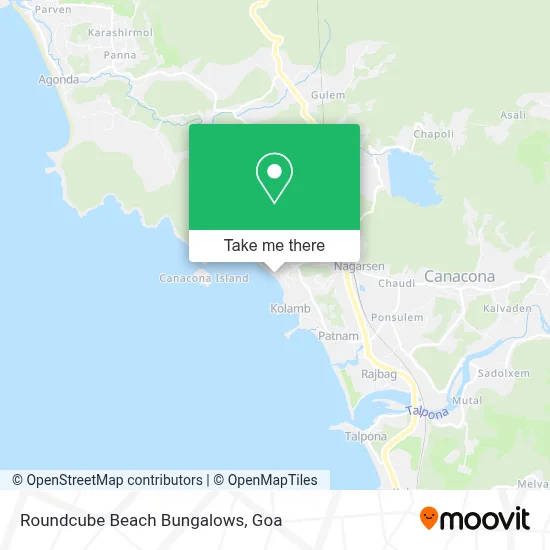 Roundcube Beach Bungalows map