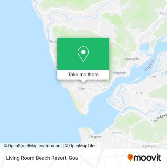 Living Room Beach Resort map