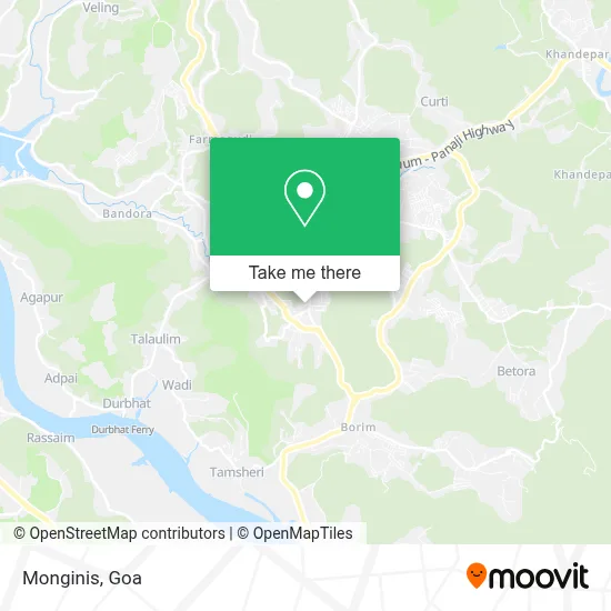 Monginis map