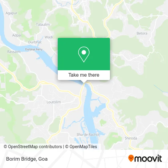 Borim Bridge map