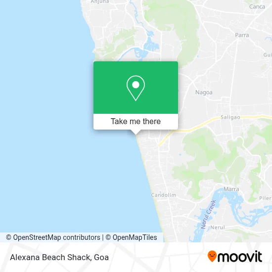Alexana Beach Shack map