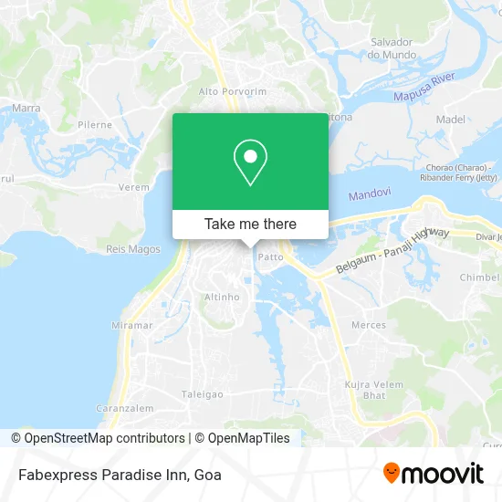 Fabexpress Paradise Inn map
