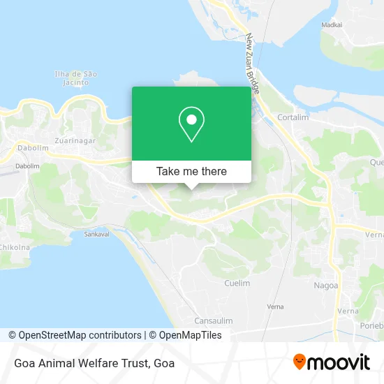 Goa Animal Welfare Trust map