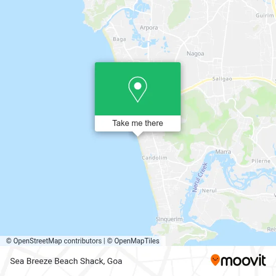 Sea Breeze Beach Shack map