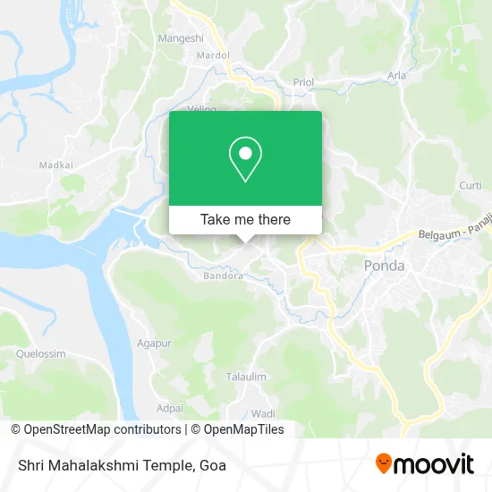 Shri Mahalakshmi Temple map