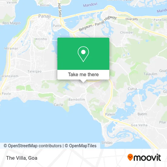The Villa map