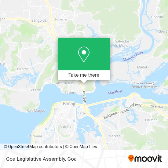 Goa Legislative Assembly map
