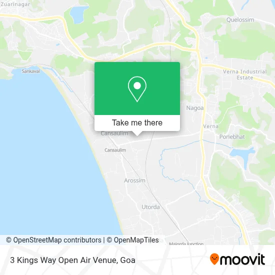 3 Kings Way Open Air Venue map