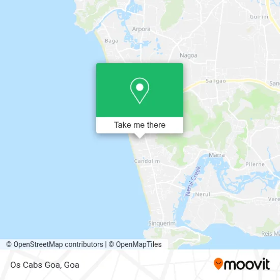 Os Cabs Goa map