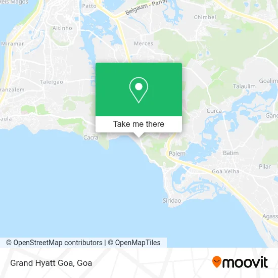 Grand Hyatt Goa map