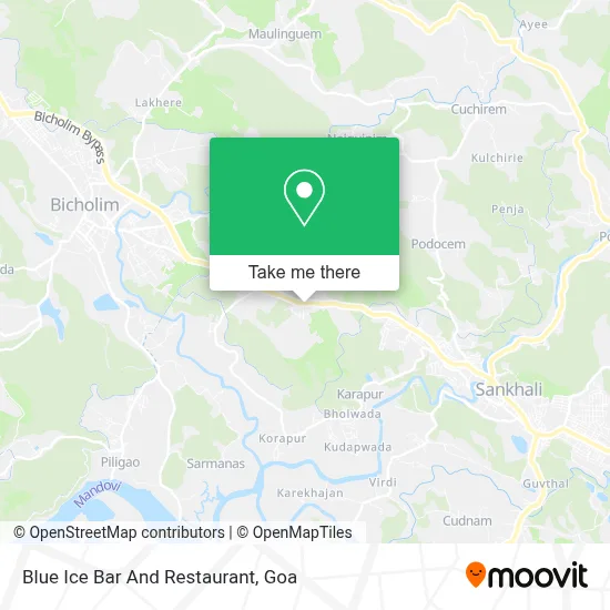 Blue Ice Bar And Restaurant map