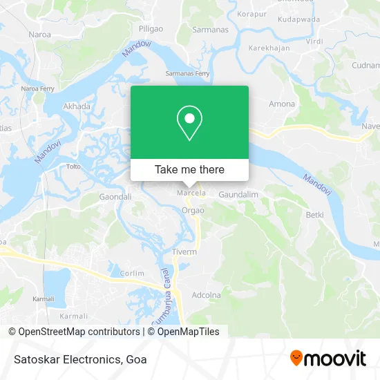 Satoskar Electronics map