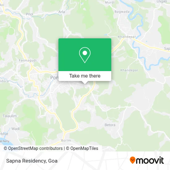Sapna Residency map