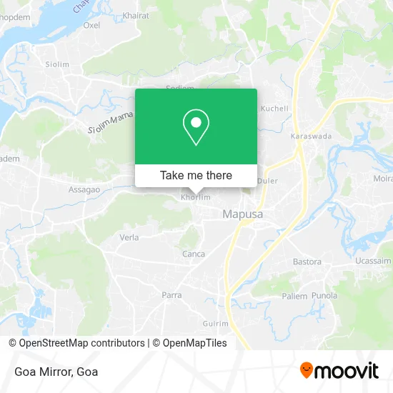 Goa Mirror map