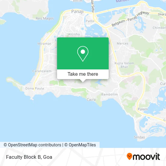Faculty Block B map