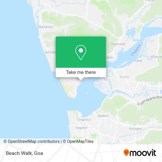 Beach Walk map