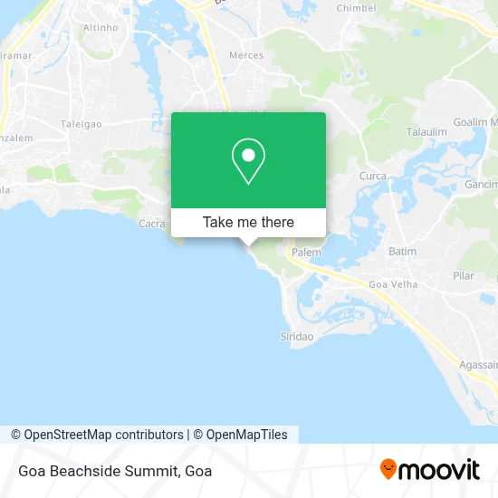 Goa Beachside Summit map