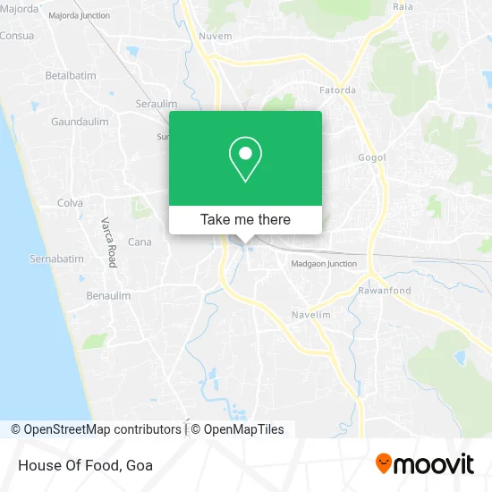 House Of Food map