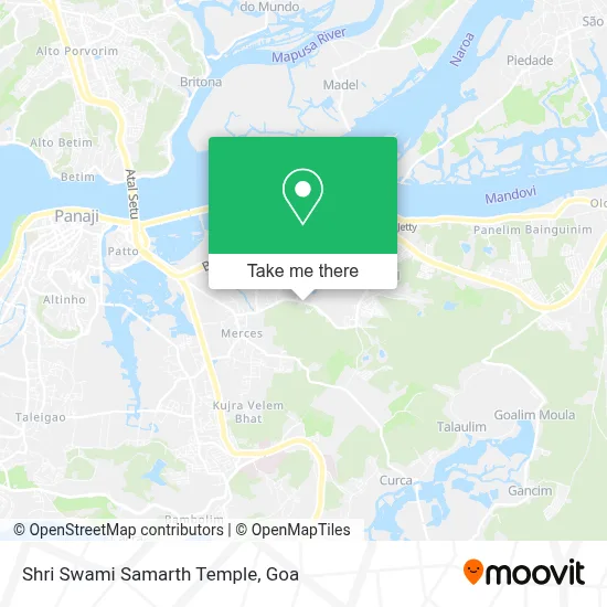 Shri Swami Samarth Temple map
