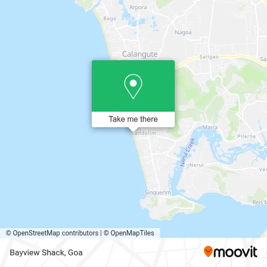 Bayview Shack map
