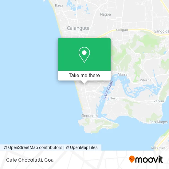 Cafe Chocolatti map