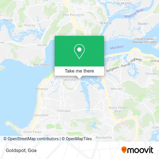 Goldspot map