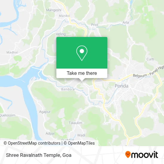 Shree Ravalnath Temple map