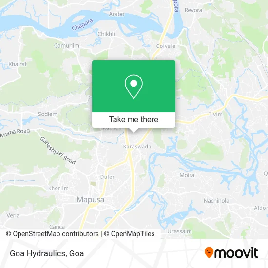 Goa Hydraulics map