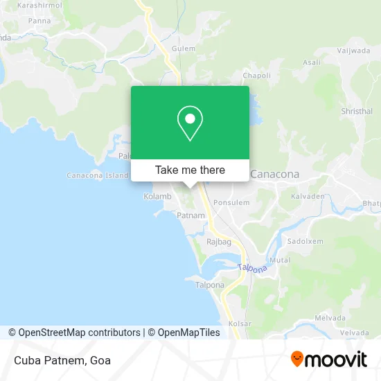 Cuba Patnem map