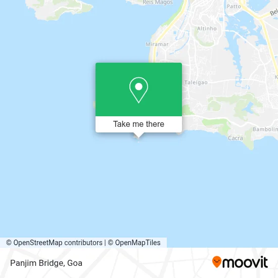 Panjim Bridge map