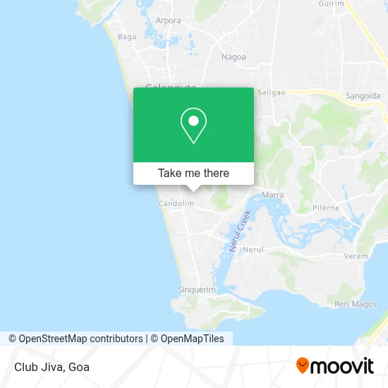 Club Jiva map