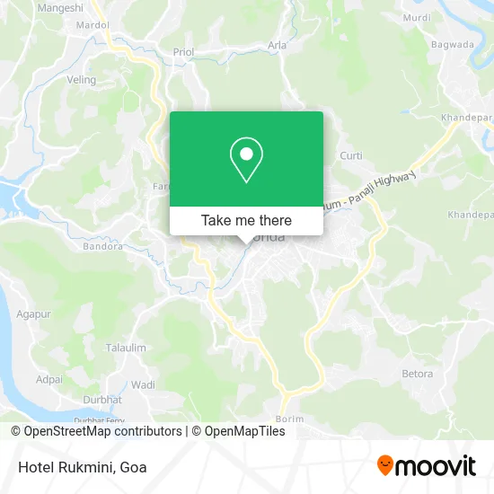 Hotel Rukmini map