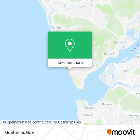 Goafornia map