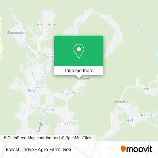 Forest Thrive - Agro Farm map
