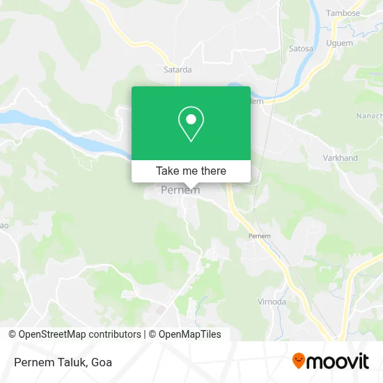 Pernem Taluk map