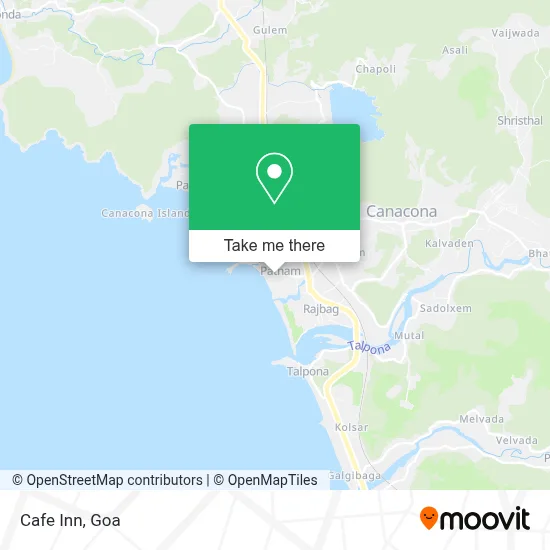 Cafe Inn map