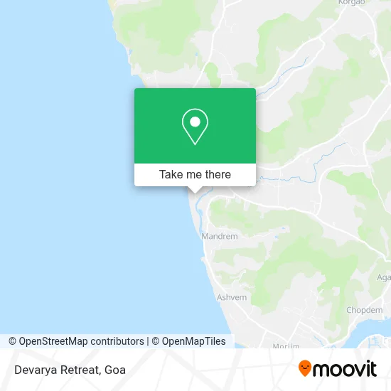 Devarya Retreat map