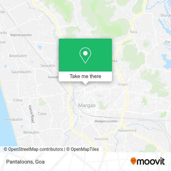 Pantaloons map