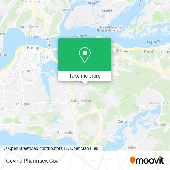 Govind Pharmacy map