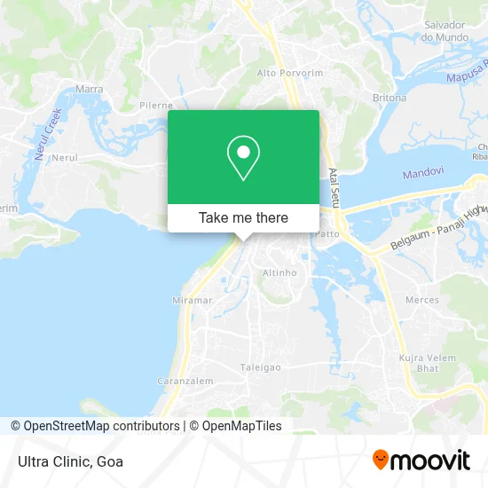 Ultra Clinic map
