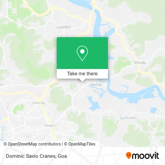 Dominic Savio Cranes map