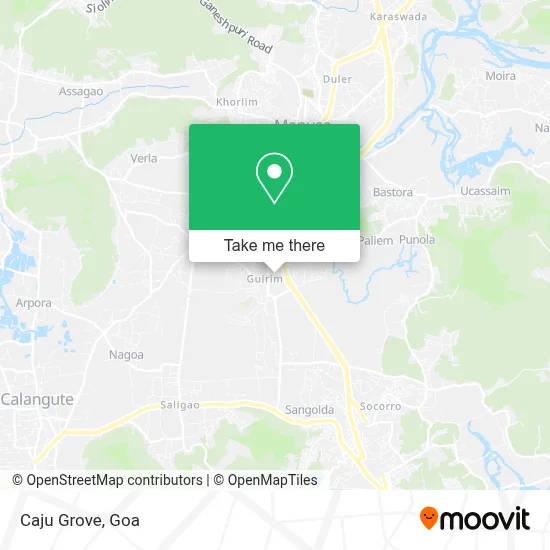 Caju Grove map