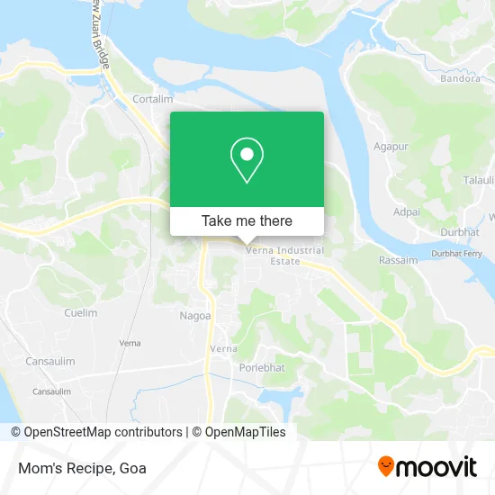 Mom's Recipe map