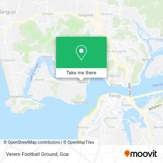 Verem Football Ground map