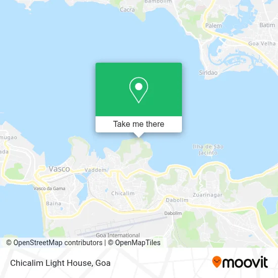 Chicalim Light House map
