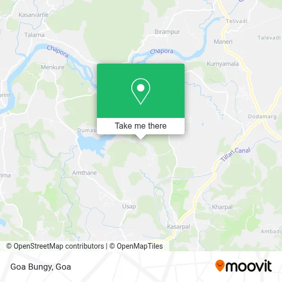 Goa Bungy map