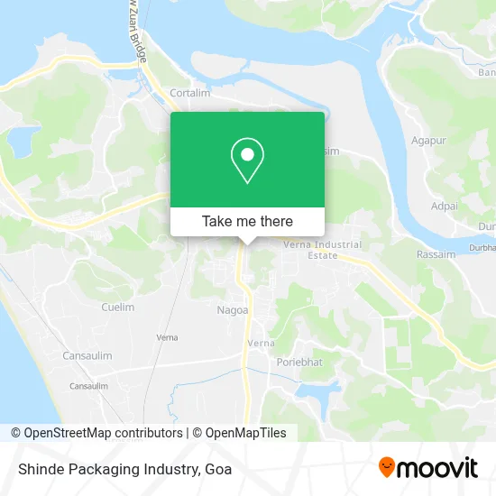 Shinde Packaging Industry map